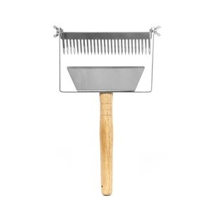 Šakutė korių atakiavimui nerūdijančio plieno medine rankena 20x6,5 cm BEE2687