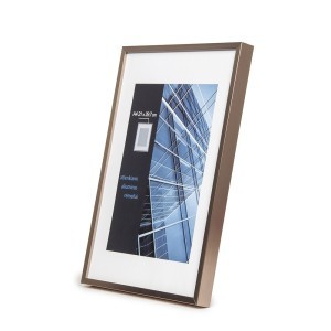 Rėmelis ALIUMINIS atidaromas iš viršaus 21*29.7 varinis plexi