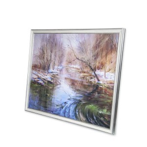 Reprodukcija 1705475 su rėmu 1203302 Pieštas peizažas  50*70 SVX