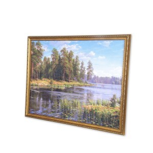 Reprodukcija 1705451 su rėmu 1306025 Plati upė 50*70 SVX