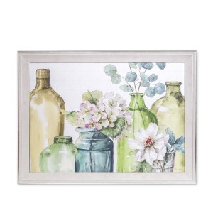 Reprodukcija 1705440 su rėmu 6003  Gėlės buteliuose 50x70 SVX