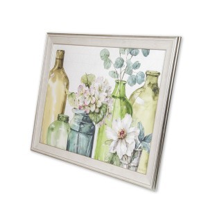 Reprodukcija 1705440 su rėmu 6003  Gėlės buteliuose 50x70 SVX