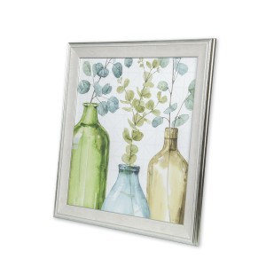 Reprodukcija 1705439 su rėmu 6003 Gėlės buteliuose 50x50 SVX