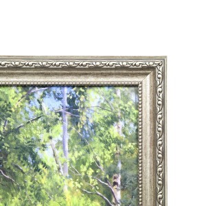 Reprodukcija 1705448 su rėmu 1306023 Beržai prie upės 50x70 SVX