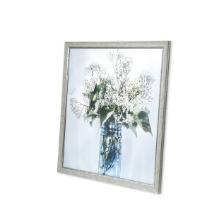 Reprodukcija 1705466 su rėmu 1202302 Baltos smulkios gėlės 50x50 SVX