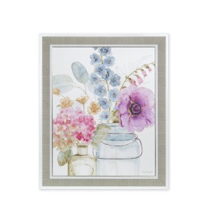 Reprodukcija 1705473 su rėmu 6037 Švelnios gėlės I 40x50 SVX