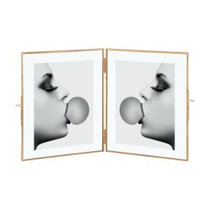 Rėmelis metalinis dvigubas A1652 15X20 cm Mascagni