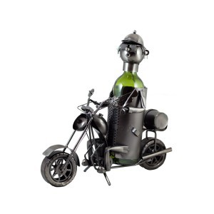 Stovas buteliui metalinis Motociklininkas W78 0.75L