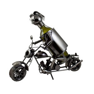 Stovas buteliui metalinis Motociklininkas W98 0.75L