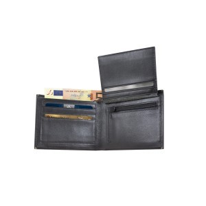 Piniginė natūralios odos Rudolph Alexander 12 x 9,8 cm RA112