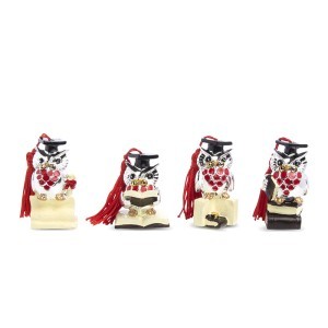 Figūrėlė Pelėda absolventė 5,5/4,5x3x2,5 cm 80205