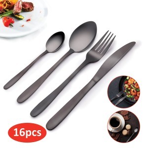 Stalo įrankių rinkinys 16 vnt. juodi 871125225463