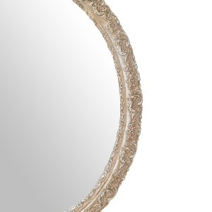 Veidrodis ovalus pakabinamas aukso spl. 13,5x40 cm ANTIQUE