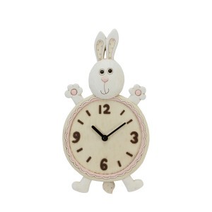 Laikrodis sieninis Triušis H:37 W:20 D:3 cm W7603 psb