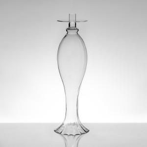 Žvakidė stiklinė VALENSIJA2  XD1644-2  h 51 cm