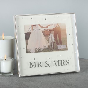 Rėmelis metalinis vestuvinis 10x15 cm MR & MRS WG64664 Widdop