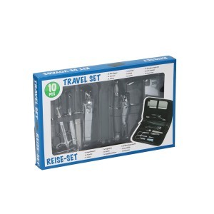 Rinkinys manikiūrui 10 vnt. kelioninis 15.2x11x3.2 cm 871125254170