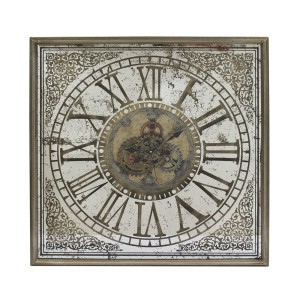 Laikrodis veidrodinis judančiu mechanizmu Treviso 84x84x9,5 cm 117259