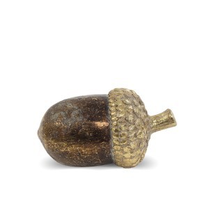 Dekoracija gilė  aukso sp. polirezin. 12,5x7x7 cm  122135 KLD