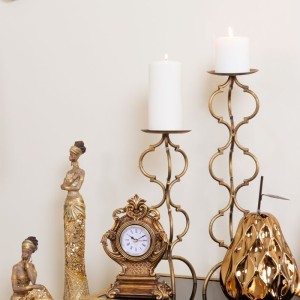 Žvakidė metalinė H:47 W:14 D:14 cm HE1051 Widdop