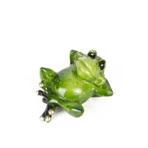 Figūrėlė Varlė besiilsinti 3.5x6 cm 76803