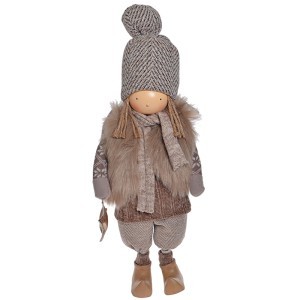 Figūrėlė Vaikas iš tekstilės 17x10x50 cm 5265 KLD