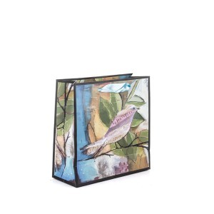 Dovanų maišelis Paukštis 20x20x8 cm 136148