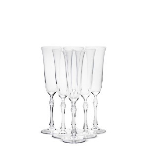 Taurės šampanui 6 vnt.190 ml BOHEMIA 26x6,5x6,5 cm 119269