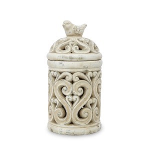 Žvakidė ažūrinė betoninė 29,5x15x15 cm 128344