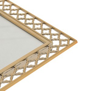 Rėmelis metalinis ažūrinis aukso spl. 10x15 cm FS15946 Widdop