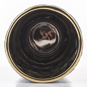 Vaza keramikinė žalios/aukso sp. H24xD12 cm 138519