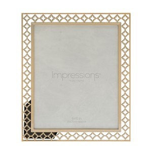 Rėmelis metalinis ažūrinis aukso spl. 20x25 cm FS15980 Widdop