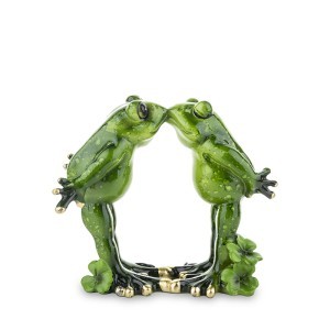 Figūrėlė varlių bučinys polirezin. 10,5x12,5x6 cm 137255