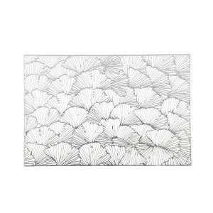 Padėkliukas stalo sidabrinės spalvos plastikinis 30x45 cm 609697
