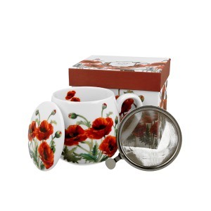 Puodelis plikomai arbatai  Aguonos  430 ml DUO