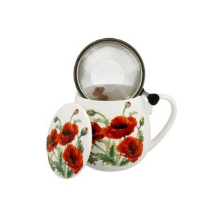 Puodelis plikomai arbatai  Aguonos  430 ml DUO