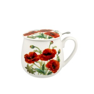 Puodelis plikomai arbatai  Aguonos  430 ml DUO