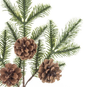 Dekoratyvinė eglės šakelė 49x28x8 cm 146511 KLD