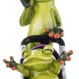 Figūrėlė varlė mama polirezininė 17x12x6 cm 137226