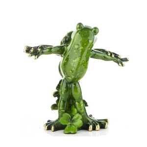 Figūrėlė varlės Pora polirezininė 13x13x6,5 cm 137249