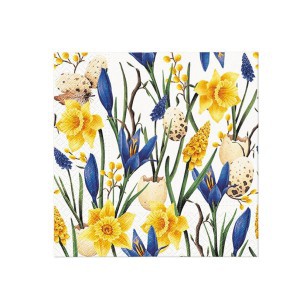 Servetėlės popierinės Narcizai 33x33 cm 20 vnt. 160278