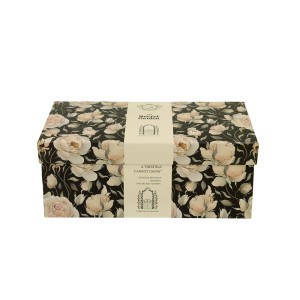 Puodeliai porcelianiniai 2 vnt. ENGLISH ROSES BLACK 300 ml DUO