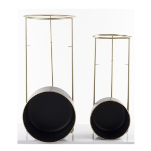 Stovai gėlėms metaliniai 2 vnt. Kompl. 61x27x27 (50x21x21) cm