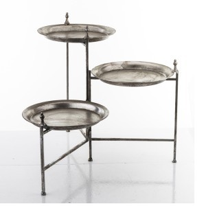 Stovas gėlėms metalinis 3 aukštų 45x55x50 cm 142361