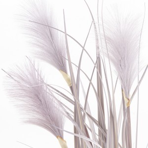 Dekoratyvinė gėlė vazonėlyje pilkos sp.78x48x50 cm 161046