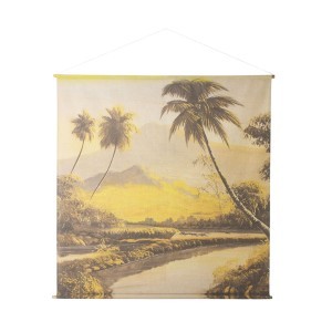 Reprodukcija and audinio 154x154x2 cm Džiunglės, medvilnė HKliving 107129