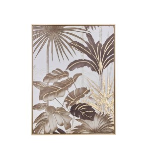 Paveikslas drobė su rėmu Lapai 60x80x3 cm Atmosphera 210465