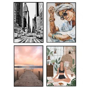 Paveikslas drobė su rėmu (MIX) 50x2,6x70 cm Atmosphera 166938DIS