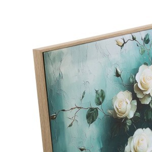 Paveikslas drobė su rėmu Rožės 40x2,2x40 cm (mix) Atmosphera 215566