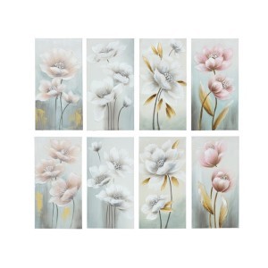 Paveikslas Gėlės (8 mix) 3x30x60 cm 8445393372259